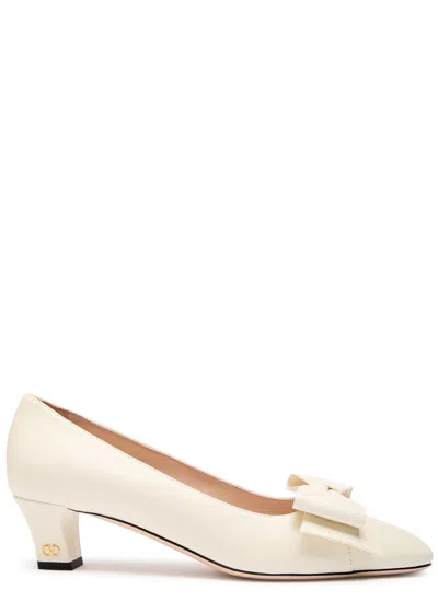 VALENTINO GARAVANI VALENTINO BOWOW 45 LEATHER PUMPS