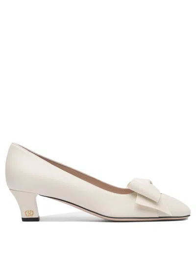 Valentino Garavani Bowow 45 Mm Heeled Shoes White