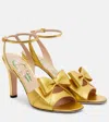 Valentino Sandalen Bowow 95 Aus Metallic-leder In Gold