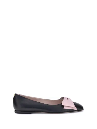 Valentino Garavani Bowow Ballerinas In Black