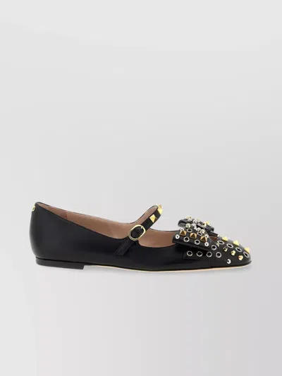 VALENTINO GARAVANI 'BOWOW' BALLET FLATS STUDDED EMBELLISHMENTS