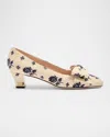 Valentino 45mm Bowow Décolleté Pumps In Blue