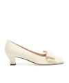 Valentino Bowow Pumps In White