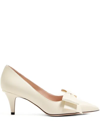 Valentino Garavani Bowow Kidskin Pumps In Multi