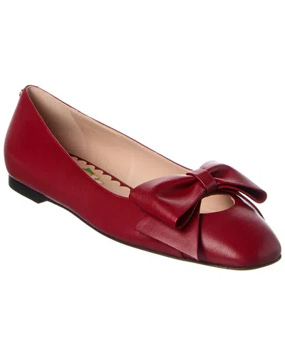 VALENTINO GARAVANI VALENTINO BOWOW LEATHER BALLET FLAT