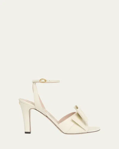 Valentino Garavani Bowow Leather Bow Ankle-strap Sandals