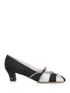 Valentino Garavani Women Black Fabric Bowow Pumps