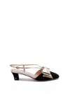 Valentino Bowow T. 45 Mid Heel Pumps In Black  