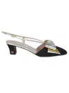 Valentino Bowow T. 45 Mid Heel Pumps In Black