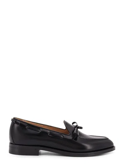 VALENTINO GARAVANI BOWSHIRE LEATHER LOAFERS