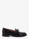 Valentino Bowshire Loafers In Black Glossy Calfskin In Black