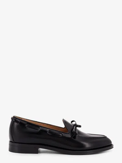 VALENTINO GARAVANI BOWSHIRE LEATHER LOAFERS