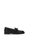 Valentino Bowshire Loafers In Black Glossy Calfskin In Black