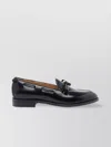 Valentino Bowshire Loafers In Black Glossy Calfskin In Black