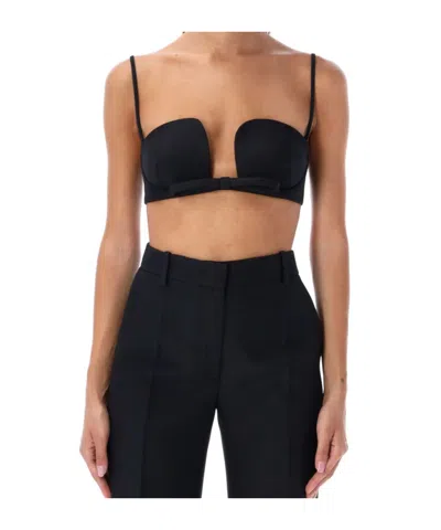 Valentino Bow-tie Strapped Bra In Black