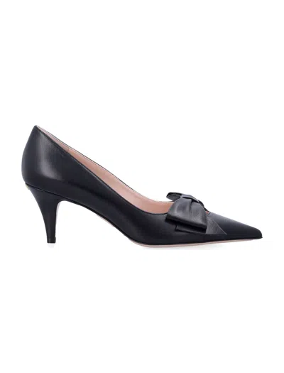 Valentino Garavani Bowwow Ponity Pump In Black