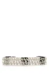 Valentino Garavani Men Silver Metal Vlogo Bracelet