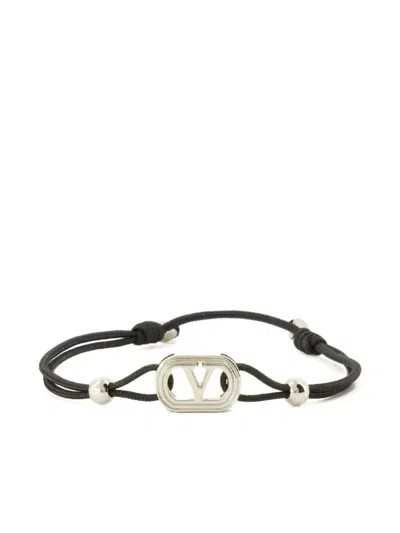 Valentino Garavani Valentino Bracelet Ovalette In Silver