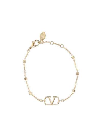 Valentino Garavani Bracelet "vlogo Signature" In Gold