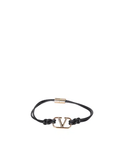 Valentino Garavani Valentino Bracelets And Rings In Black