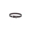 Valentino Ovalette Leather Bracelet