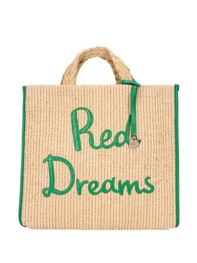 Valentino Garavani Braided-handle Charm Tote Bag In Neutral