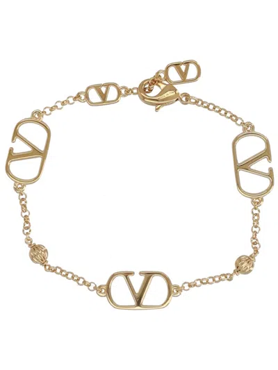 Valentino Garavani Brass Bracelet In Gold