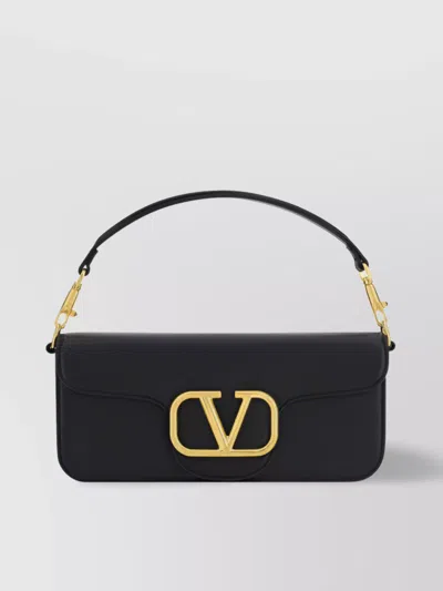 VALENTINO GARAVANI BRASS PLATED CALFSKIN SHOULDER BAG