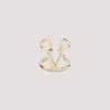 Valentino Rings With Open Design And Polished Finish In Gold