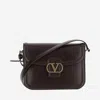 Valentino 9 To 5 Flap Leather Saddle Shoulder Bag