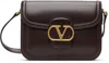 Valentino Brown 9to5 Smooth Calfskin Shoulder Bag