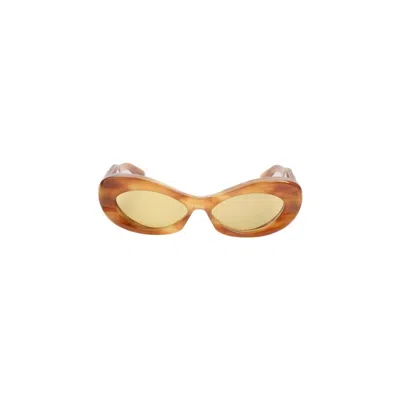 Valentino Brown Acetate Sunglasses