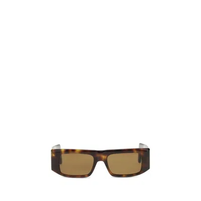 Valentino Brown Acetate Sunglasses