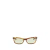 Valentino Rectangular Acetate Sunglasses In Brown