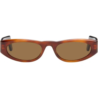 Valentino Garavani Valentino Geometric Acetate Eyewear Unisex Havana/brown 53