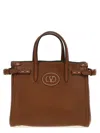 Valentino Antibes Small Handbag Strap Adjustable In Brown