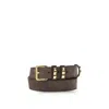 Valentino Brown Lamb Ovis Aries Aries Belt In Brown
