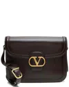 Valentino 9 To 5 Flap Leather Saddle Shoulder Bag