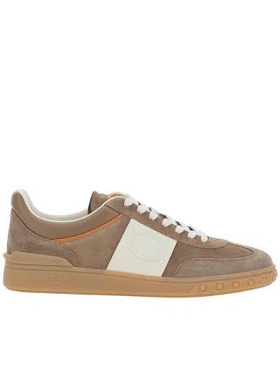 Valentino Garavani Valentino Brown Leather Sneakers