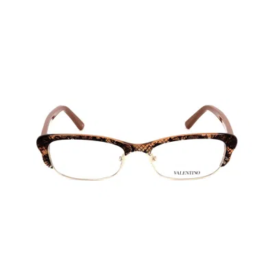 Valentino Garavani Brown Metal Glasses (frames)