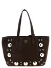 Valentino Brown Nellcote Medium Tote In Brown