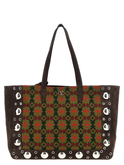 Valentino Garavani Brown Nellcote Tote