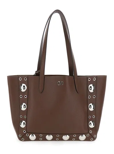 Valentino Garavani Brown Nellcote Tote