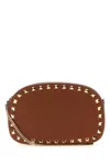 Valentino Mini Rockstud Chain Cross Body Bag In Brown
