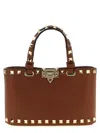 Valentino Gravani Rockstud Handbag In Brown