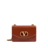 Valentino Cognac Leather Shoulder Bag