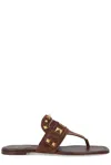 Valentino Garavani Plaster Caster Flip Flops With Gold Accents And Open Toe