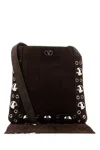 Valentino Brown Suede Small Nellcã´te Crossbody Bag