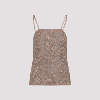 VALENTINO BROWN TANK TOP