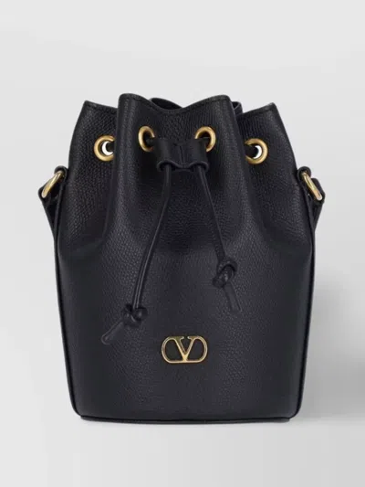 Valentino Garavani Bucket Bag With Adjustable Strap And Gold-tone Hardware